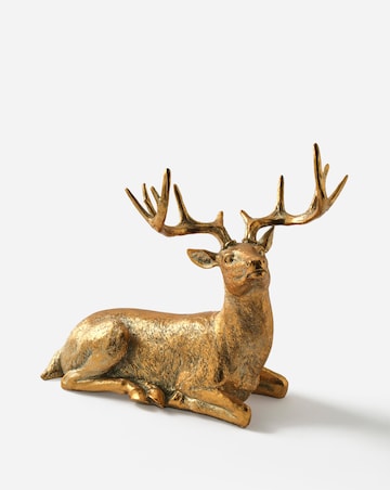 Gold Stag Ornament