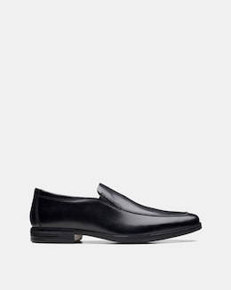 Clarks Howard Edge Wide Fit Shoe - Black