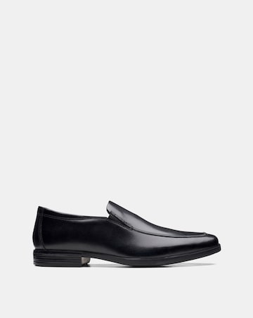 Clarks Howard Edge Wide Fit Shoe - Black