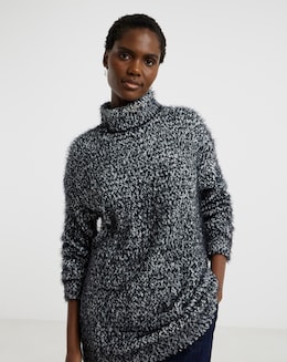 Mono Textured Roll Neck Tunic