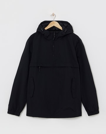Black Lightweight Overhead Jacket