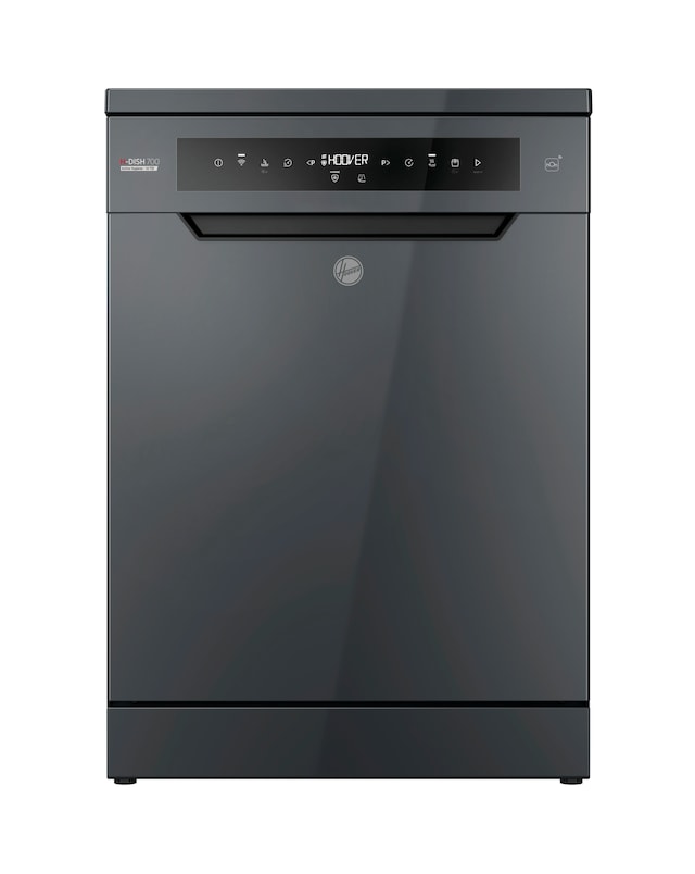 Hoover H-Dish 700 HF 4A4S3PSA-80 14 Place, Full Size WiFi Dishwasher - Graphite
