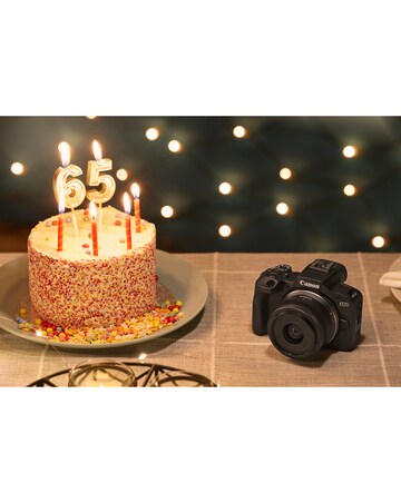 Canon EOS R100 APS-C Mirrorless Camera inc 128GB SD Card & Kit - Black