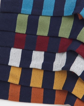 6 Pack Stripe Socks