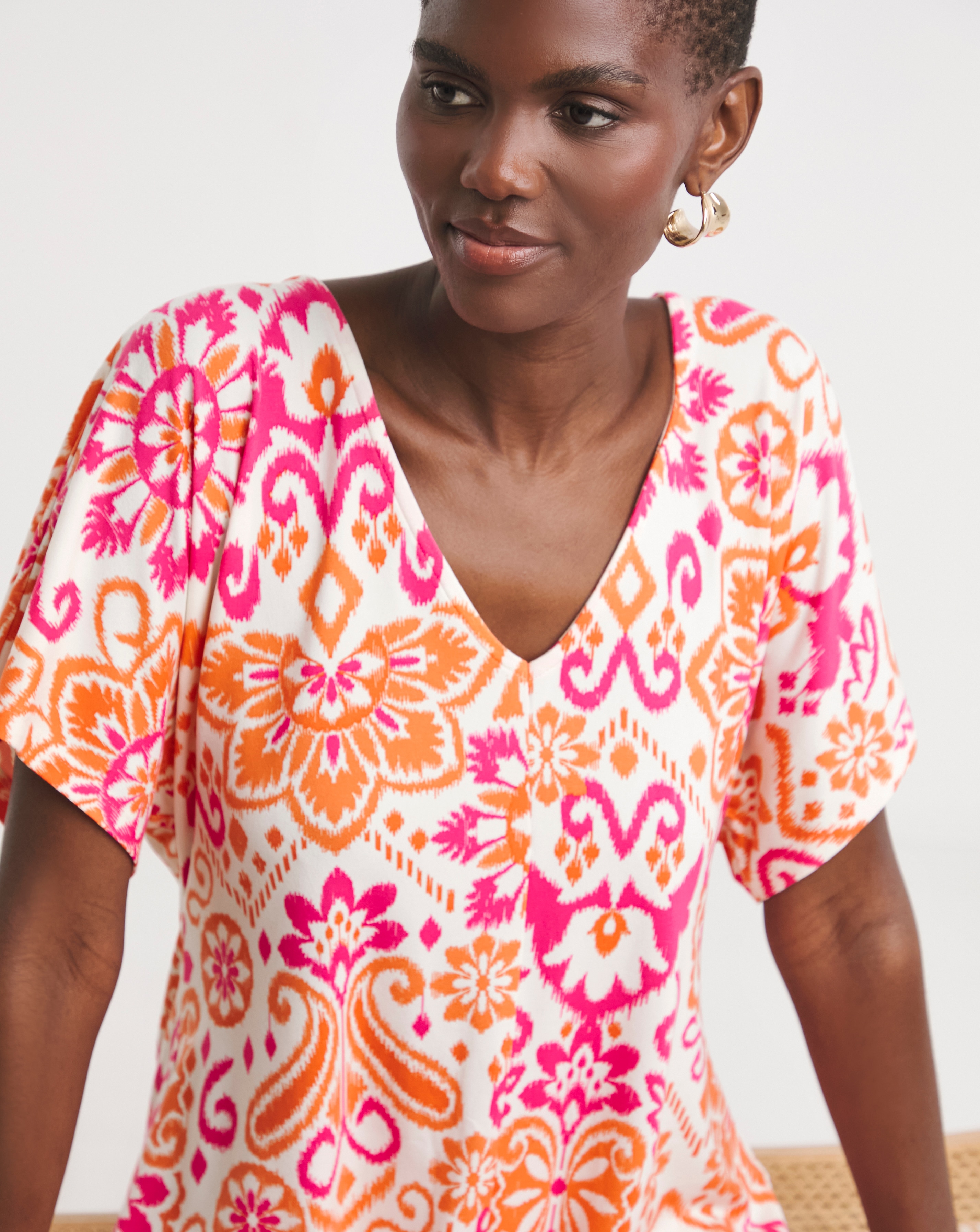 Great Value V Neck T-Shirt Dress | JD Williams