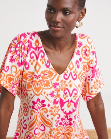 Great Value V Neck T-Shirt Dress