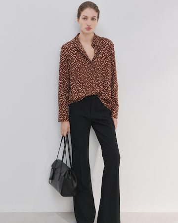 Mango Spot Print Blouse