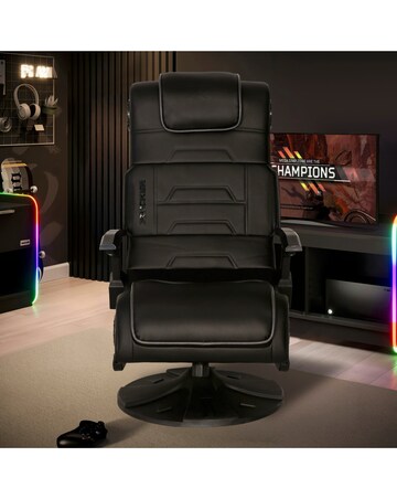 X Rocker X-Pro 4.1 Audio Console Pedestal Gaming Chair - Black