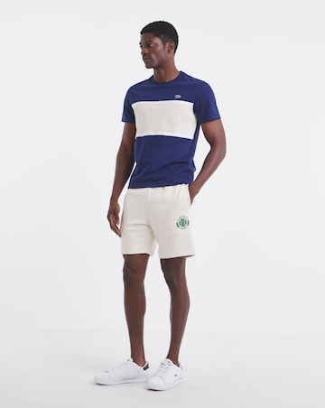 Lacoste Tennis Logo Sweat Short - Off White