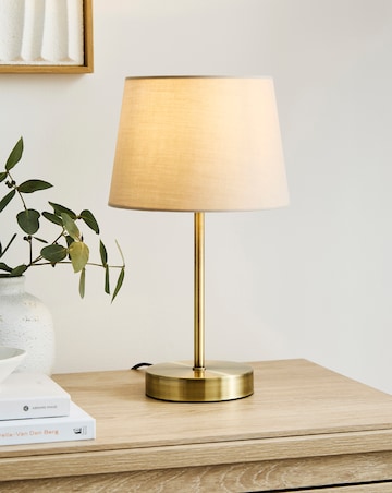 Owen Cream and Brass Table Lamp