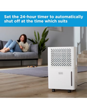 BLACK+DECKER 12L Smart Dehumidifier LED Display