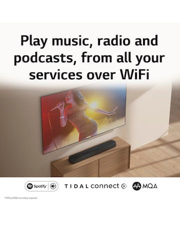 LG USE6S 3ch 100W All-in-One Soundbar with Dolby Atmos