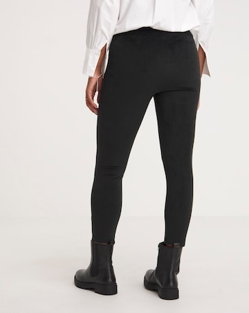 Black Super Soft Velour Leggings