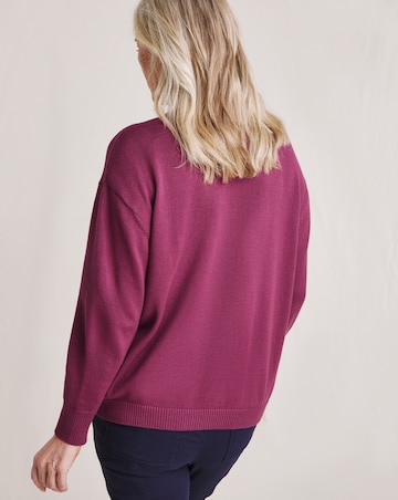 Julipa Pure Cotton Henley Jumper