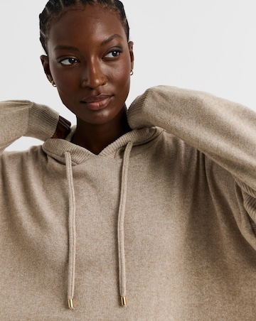 Figleaves Supersoft Rib Knit Lounge Set Beige