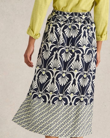 White Stuff Elle Linen Blend Skirt