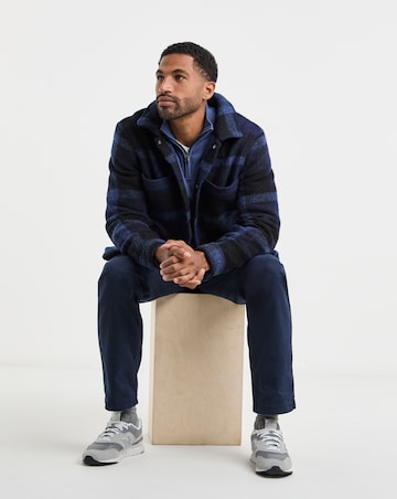 Timberland Wool Blend Shacket - Blue