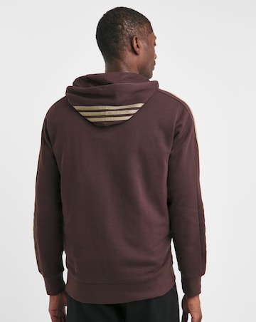 adidas 3 Stripes French Terry Full Zip Hoodie