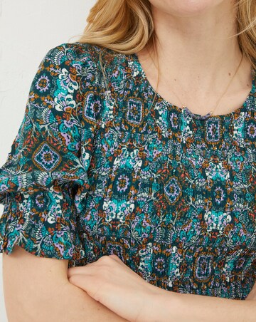 FatFace Pacey Mirrored Floral Dress