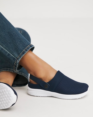 Cushion Walk Clog Trainers E Fit