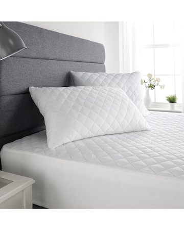 Anti-Bacterial Pack of 2 Pillow Protectors