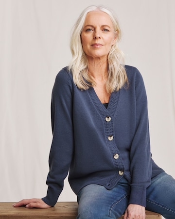 Julipa Cotton Pointelle Cardigan