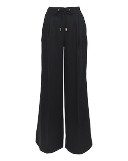 Anthology Black Pleat Front Pure Lyocell Trouser