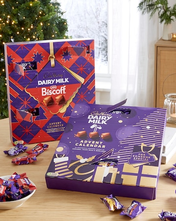Cadbury Chunk & Cadbury Biscoff Advent Calendars - 2 Pack bundle