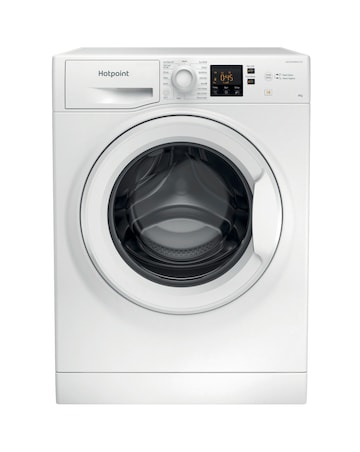Hotpoint Anti-Stain NSWM 846 W UK 8kg 1400rpm Washing Machine White + Install