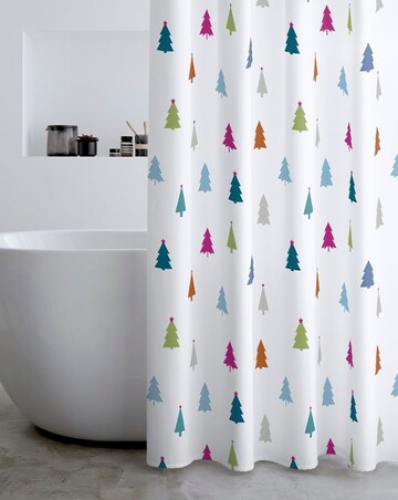 Catherine Lansfield Christmas Tree Shower Curtain