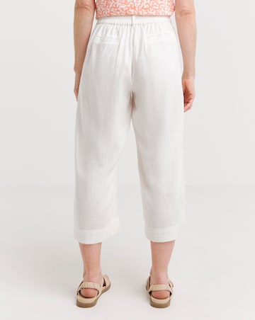 Julipa Linen Mix Crop Trouser