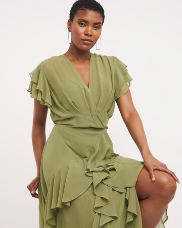 Joanna Hope Ruffle Maxi Dress