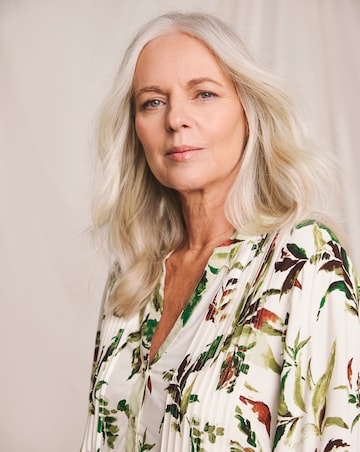 Julipa Mix Print Pintuck Tunic