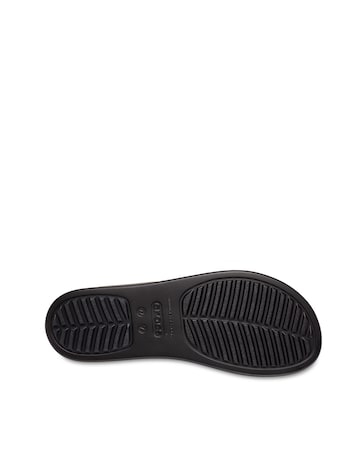 Crocs Black Brooklyn Low Wedge Slider Sandals