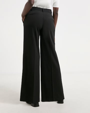 Tailored Wide Leg Trousers with stretch