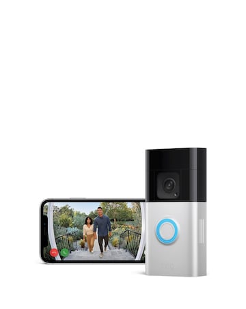 Ring Battery Doorbell Plus - Silver