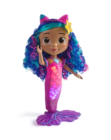 Gabby's Dollhouse: The Movie Doll Sing & Shine Mermaid Gabby