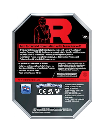 Pokemon TCG: Team Rocket Tin - Mewtwo ex