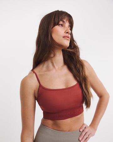 Pink Soda Logo Seamless Bra