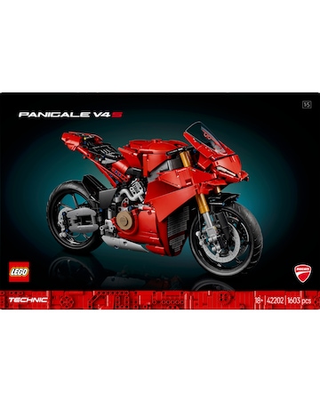 LEGO Technic Ducati Panigale V4 S Motorcycle Model Building Set 42202