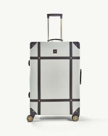 Rock Vintage Large Suitcase - Cream