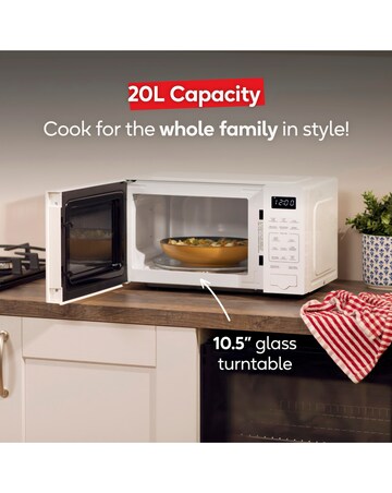 Russell Hobbs RHMT2005-M 20L Touch Control Digital Microwave - White