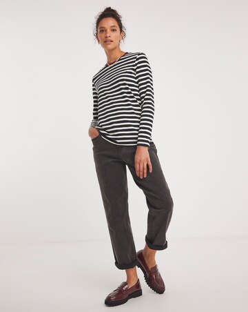 Stripe The Crew Neck Long Sleeve T-Shirt