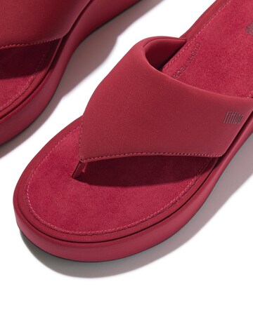 FitFlop Berry Platforms Wedge Toe-Post Sandals - Standard Fit (D)