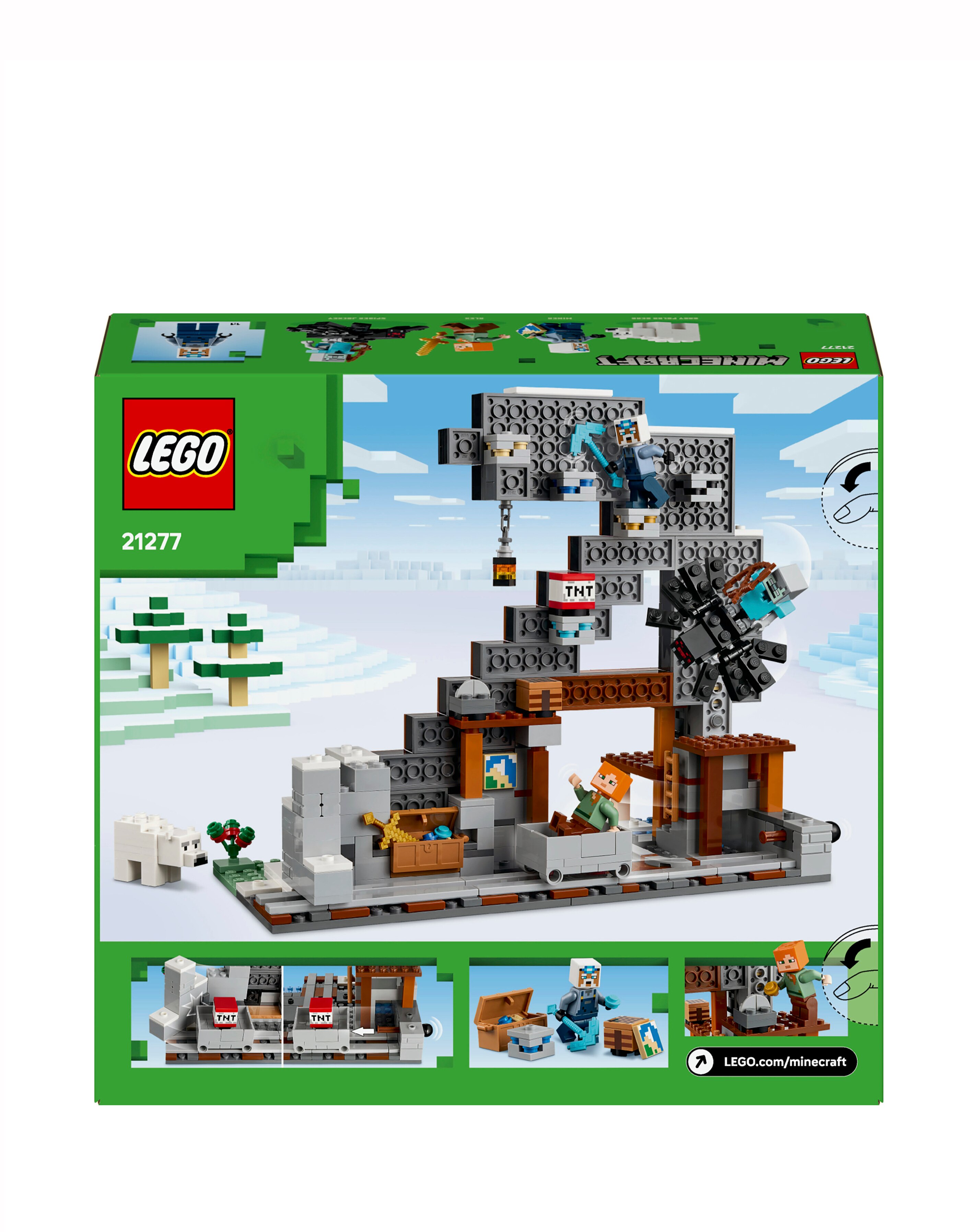 LEGO Minecraft The Pickaxe Mine Gamer-Room Decor, Axe Building Toy