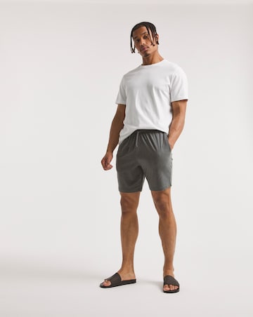 2 Pack Jersey Lounge Shorts- Black/Charcoal