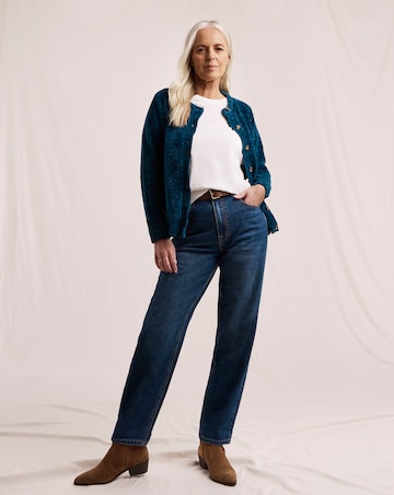 Julipa Chenille Button Down Cardigan