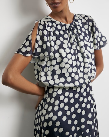 Joanna Hope Split Sleeve Maxi Dress