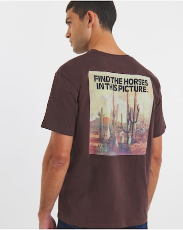 Wrangler Vintage Back Graphic T-Shirt - Brown