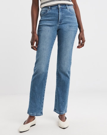 Magisculpt Light Blue Straight Leg Jeans